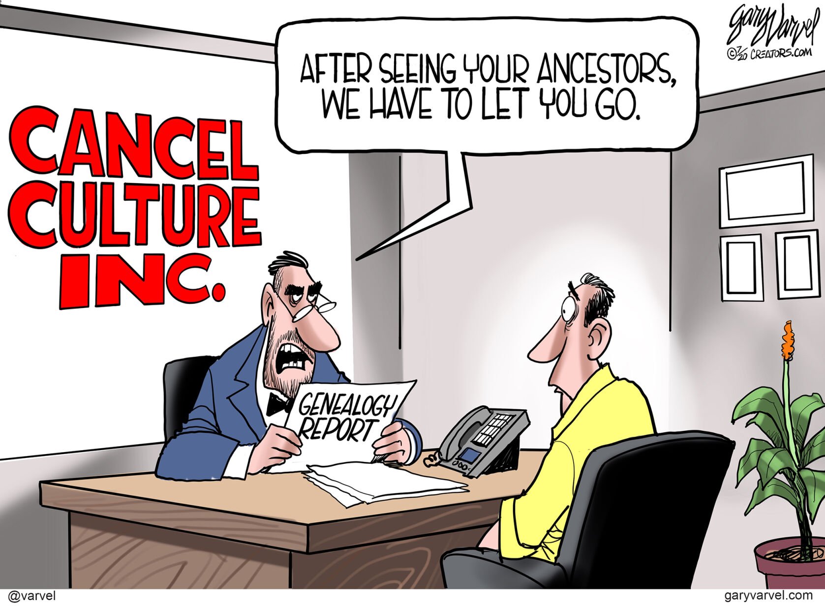 Editorial Cartoon: Cancel Culture Inc. | Opinion | Commercial-news.com