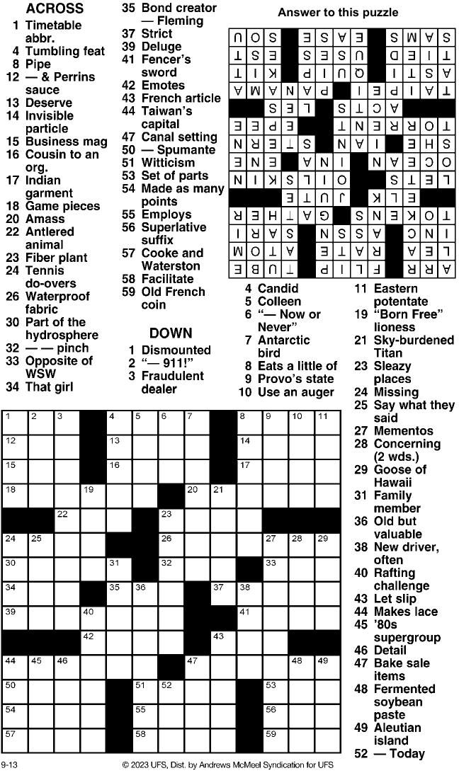 Let Slip Crossword Clue