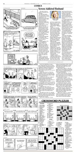 Crossword Puzzle, Advice/Comics for September 29, 2021 ...