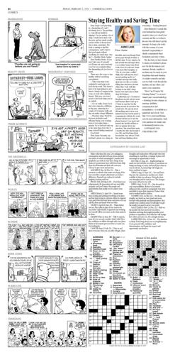 Crossword Puzzle Advice/Comics for February 2 2024 Community