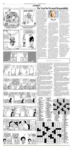 Crossword Puzzle Advice/Comics for January 12 2024 Community