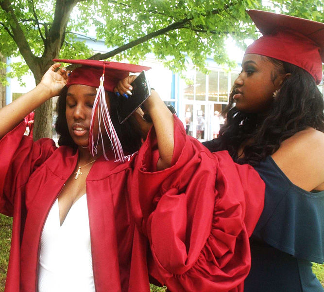 Danville High students celebrate graduation