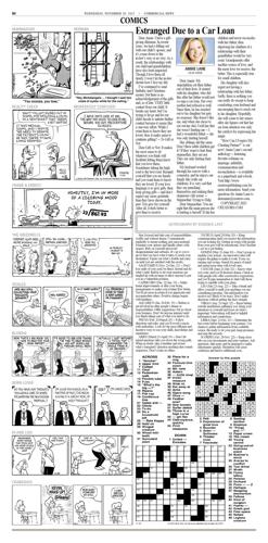 Crossword Puzzle Advice/Comics for November 29 2023 Community