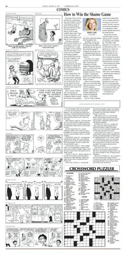 Crossword Puzzle Advice/Comics for March 31 2023 Community