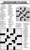 Crossword Puzzle, Advice/Comics for June 22, 2022