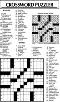 Crossword Puzzle, Advice/Comics for July 8, 2022