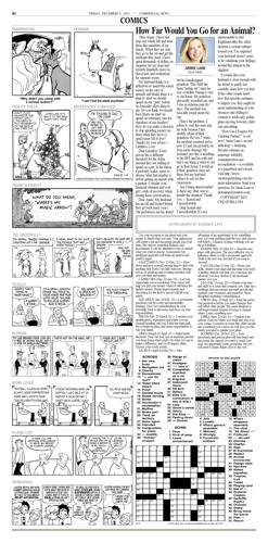Crossword Puzzle Advice/Comics for December 8 2023 Community