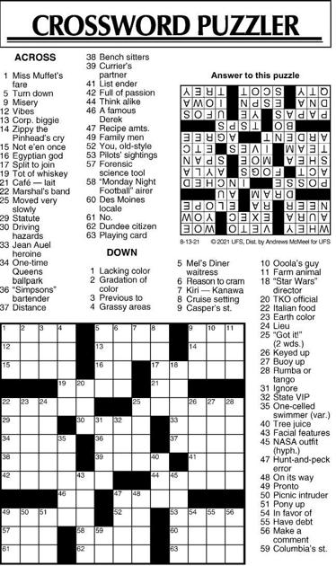 Passionate crossword clue