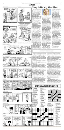Crossword Puzzle, Advice/Comics for March 11, 2022 ...