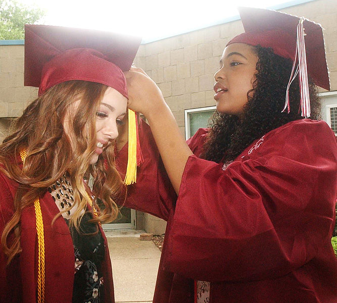 Danville High students celebrate graduation