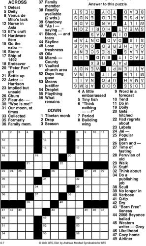 Crossword Puzzle Advice/Comics for June 7 2024 Community