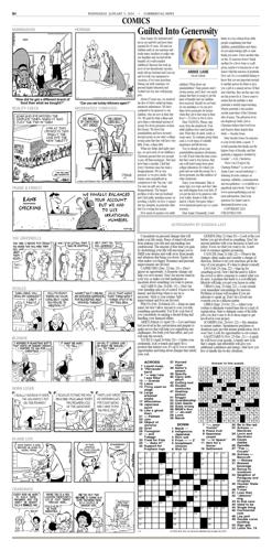 Crossword Puzzle Advice/Comics for January 3 2024 Community