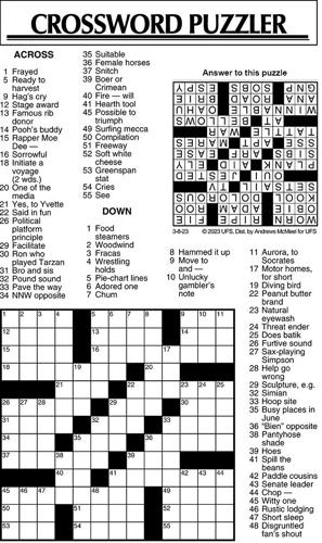 Crossword Puzzle, Advice/Comics for March 8, 2023 | Community ...