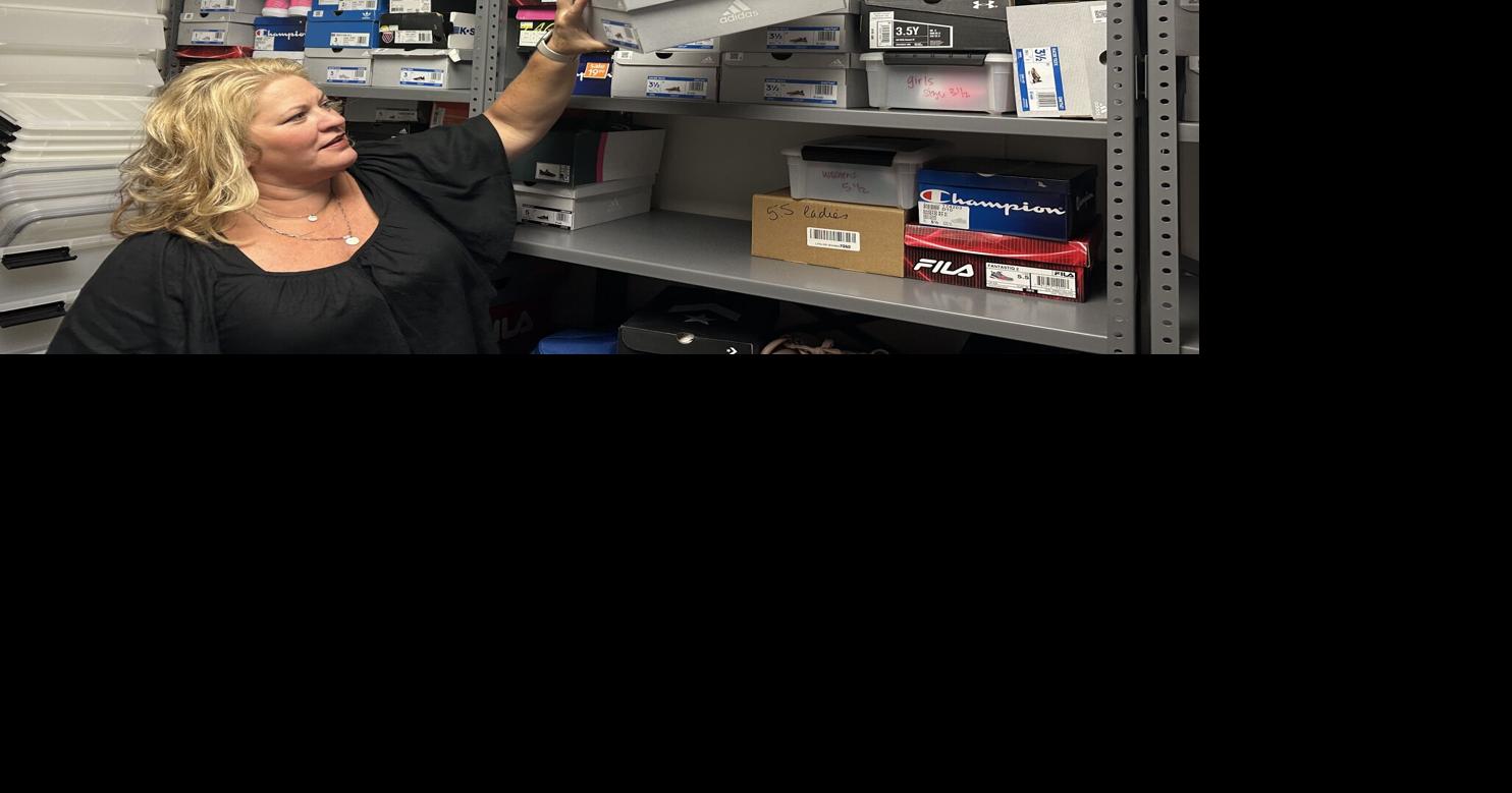 Drive collects shoes for students in need