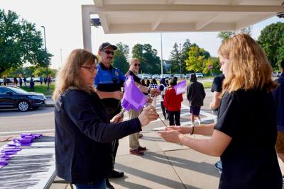 Whitcomb plants purple flags to raise awareness about opioid abuse ...