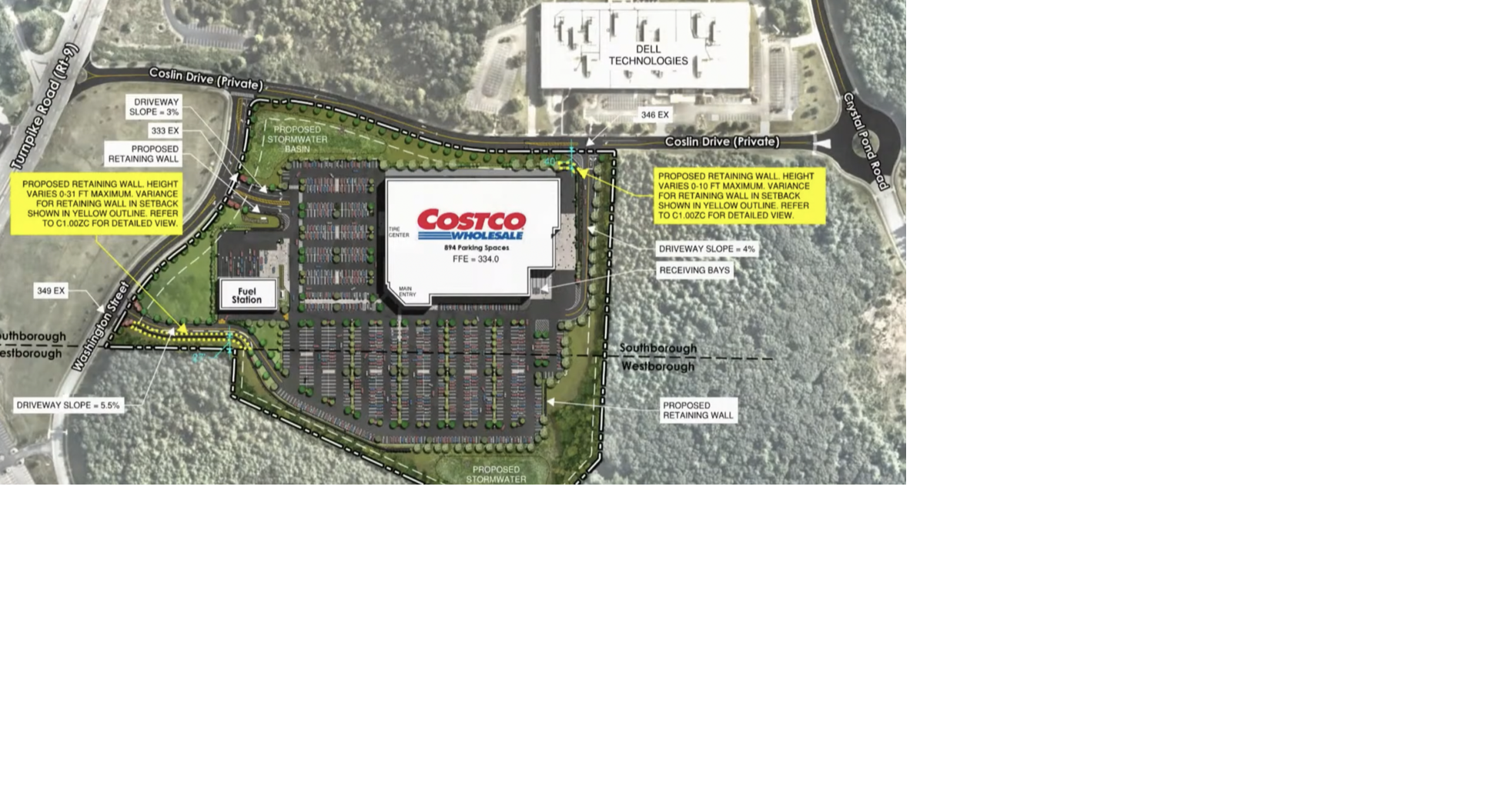 Another step forward: Costco appears before Southborough ZBA seeking variances