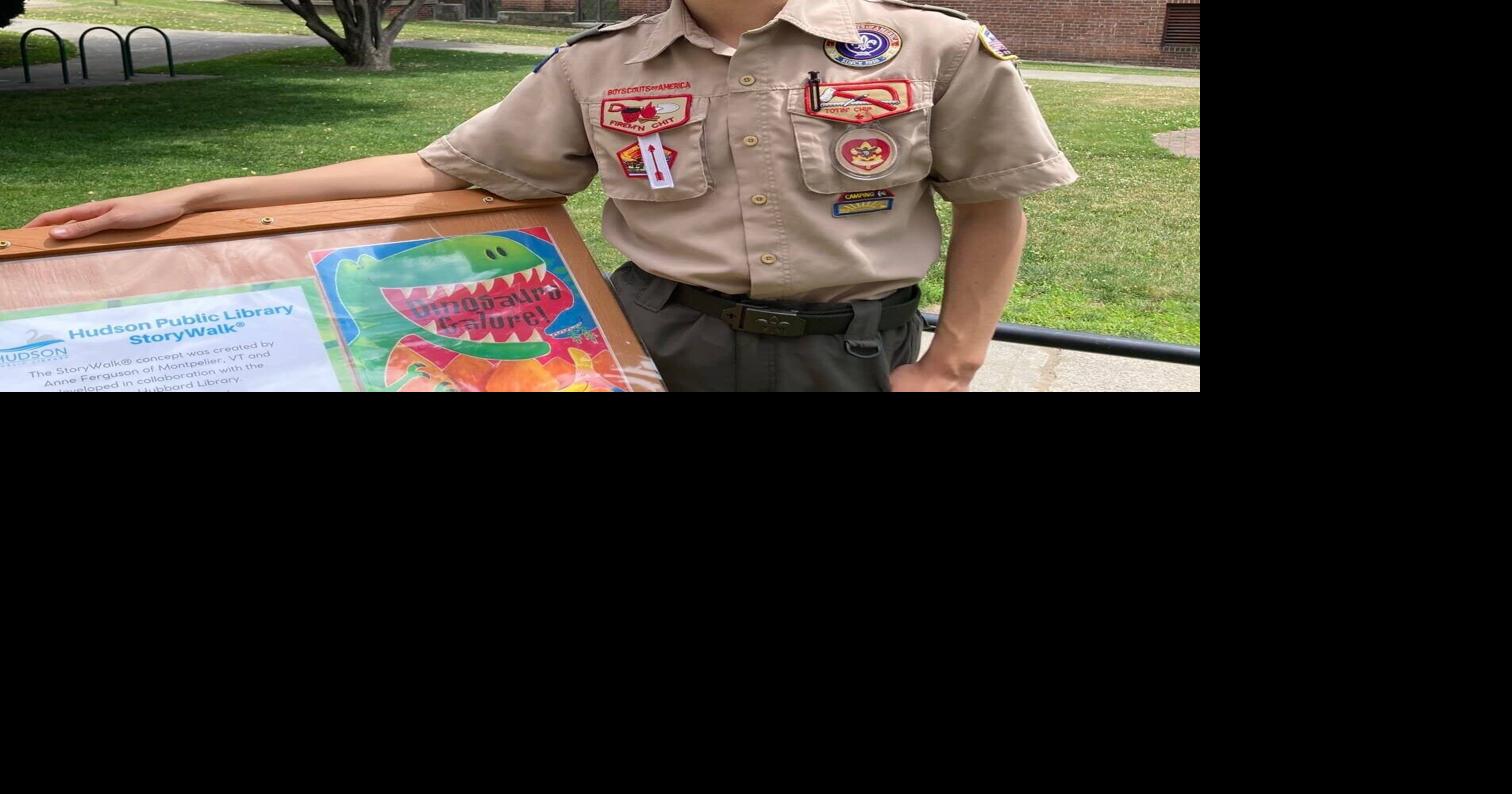 Marlborough scout creates StoryWalk for Eagle Scout project ...