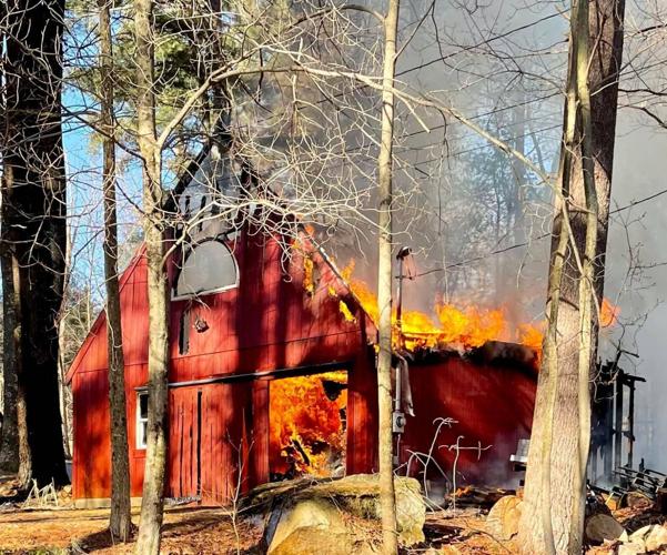 Fire departments battle blaze in Grafton | Grafton | communityadvocate.com