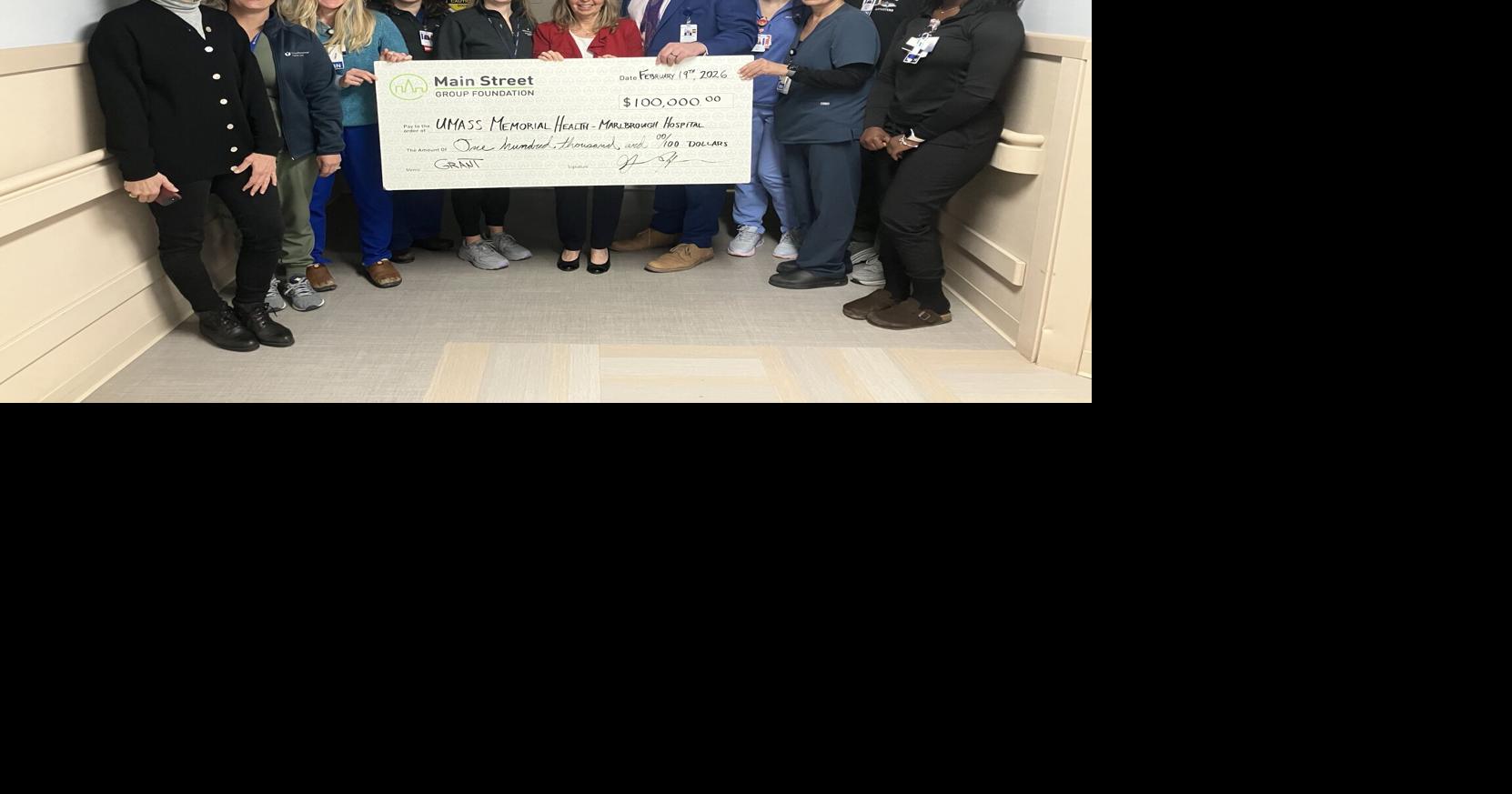 Main Street Bank’s $100,000 donation expands emergency department at UMass Memorial - Marlborough