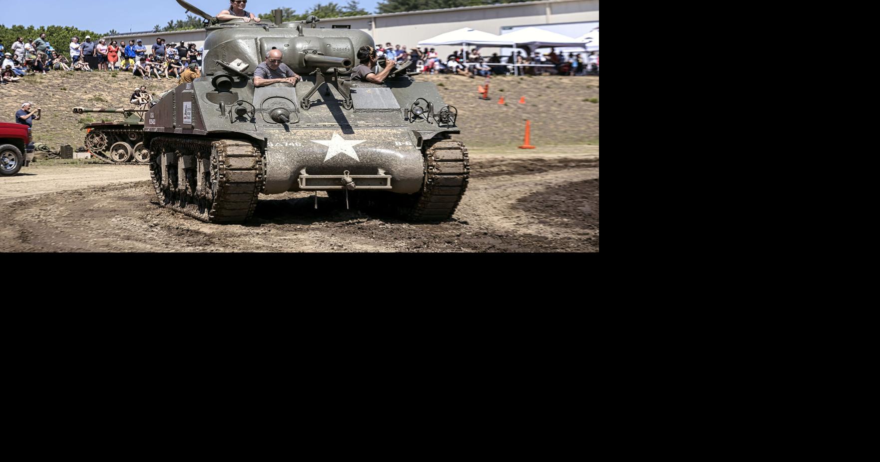 WWII tank demonstration at American Heritage Museum | Hudson ...
