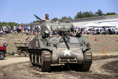 WWII tank demonstration at American Heritage Museum | Hudson ...