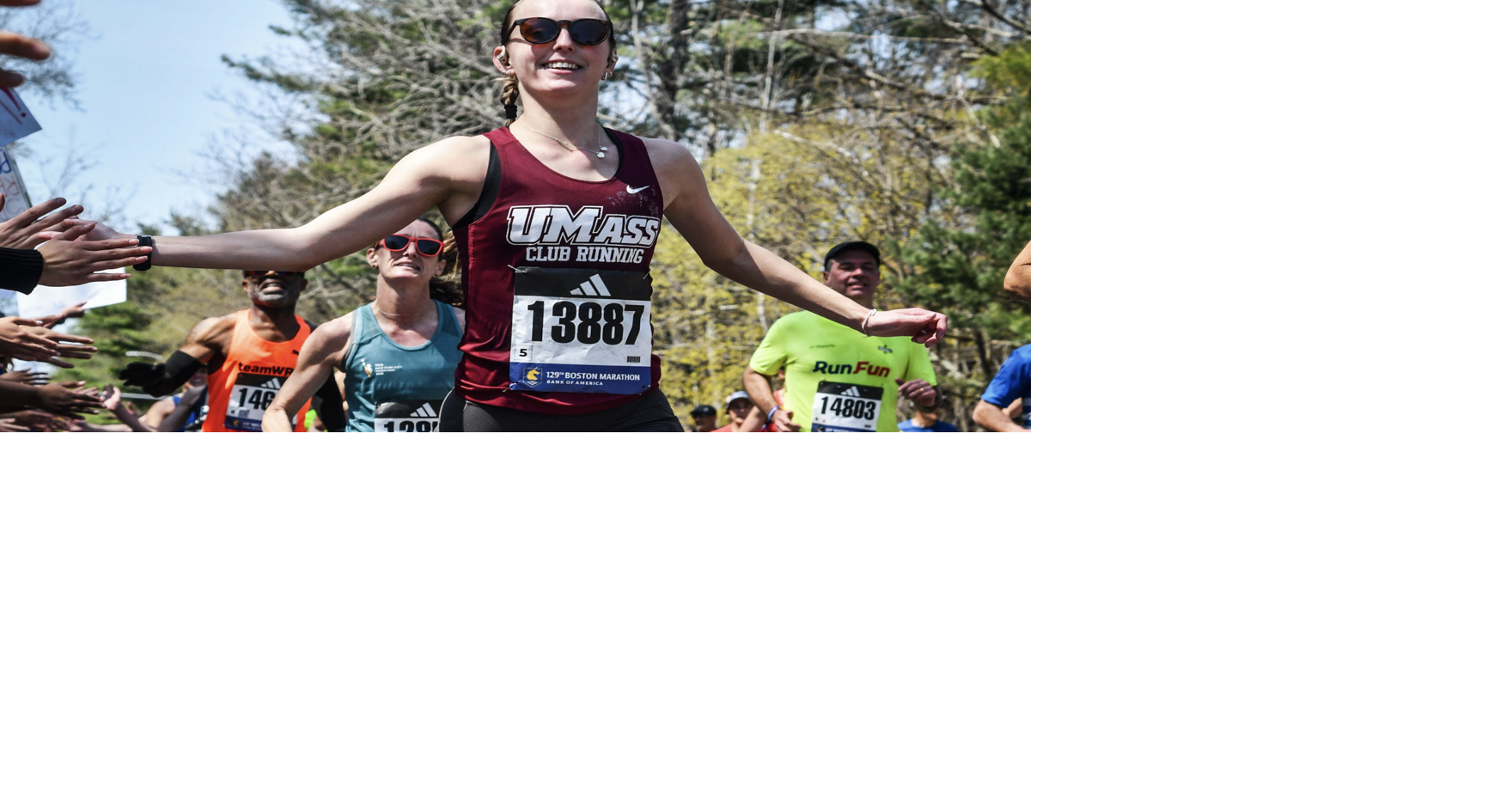 As she prepares for Boston Marathon, Northborough native credits hometown for success