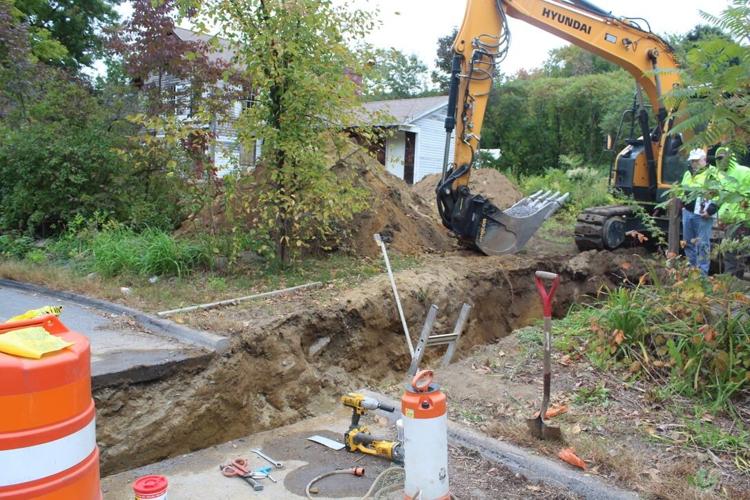 Gas line break on Old North Road in Hudson causes road closure | Hudson ...