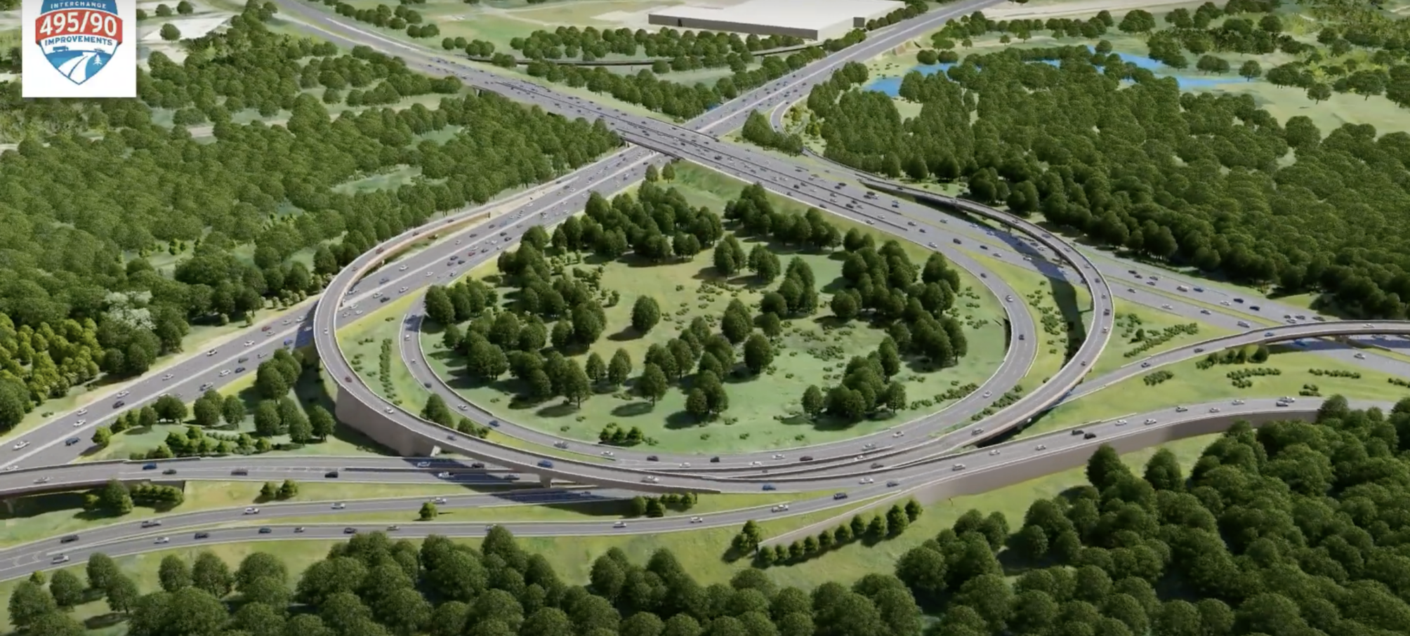 Construction on I-495/I-90 ramp. See the final design | News ...