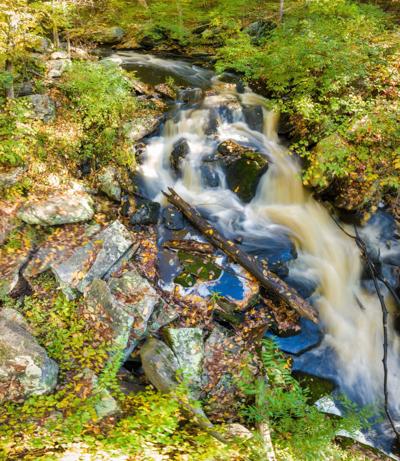 Over the top: Fall foliage at Danforth Falls | Hudson ...