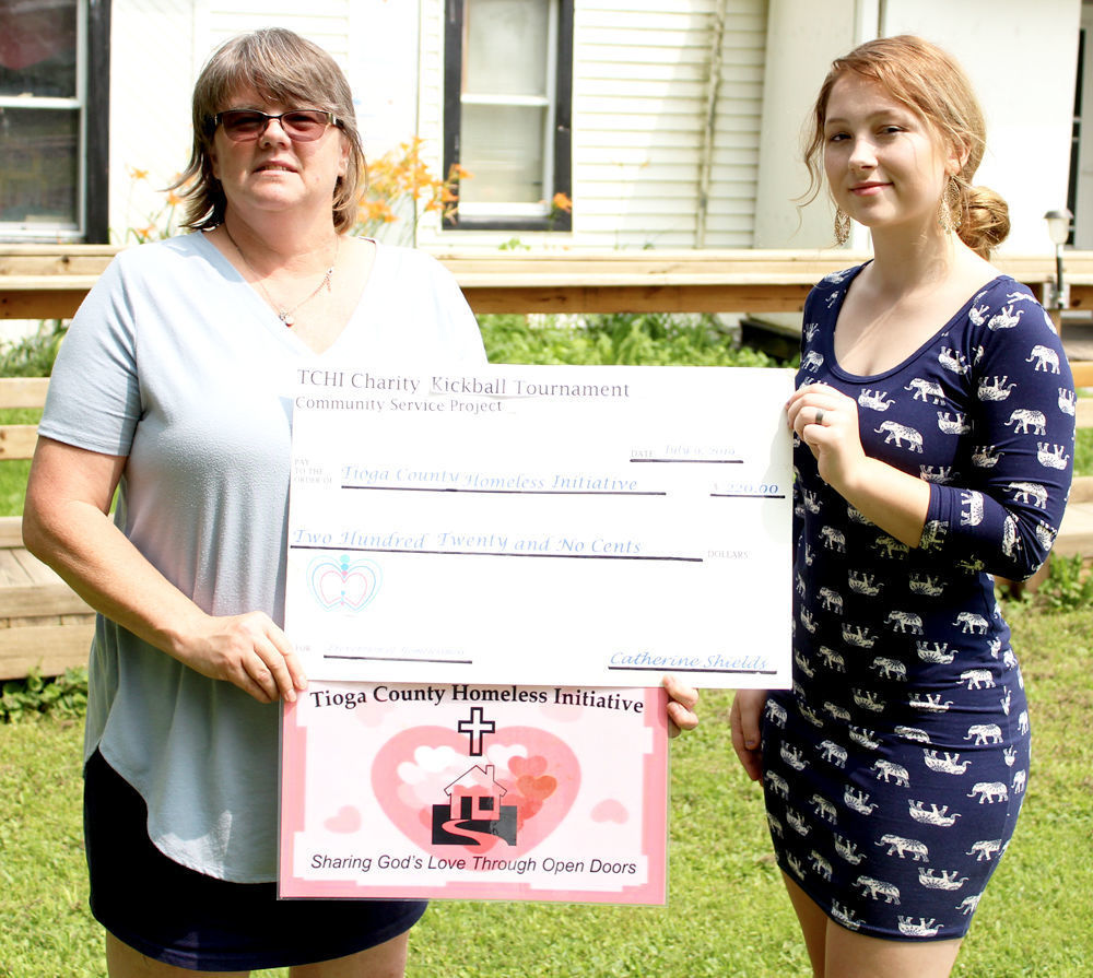 Shields raises $220 for Tioga County Homeless Initiative