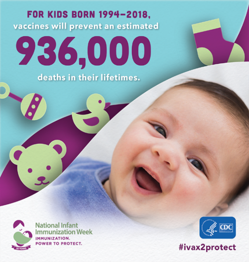 Immunization awareness graphic