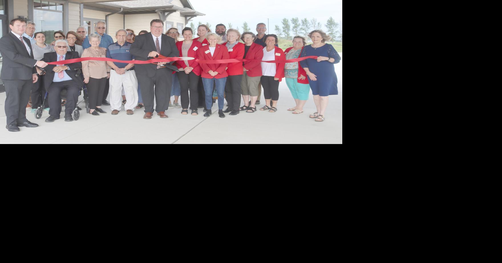 Schmitz Funeral and On-Site Crematory cuts ribbon Tuesday