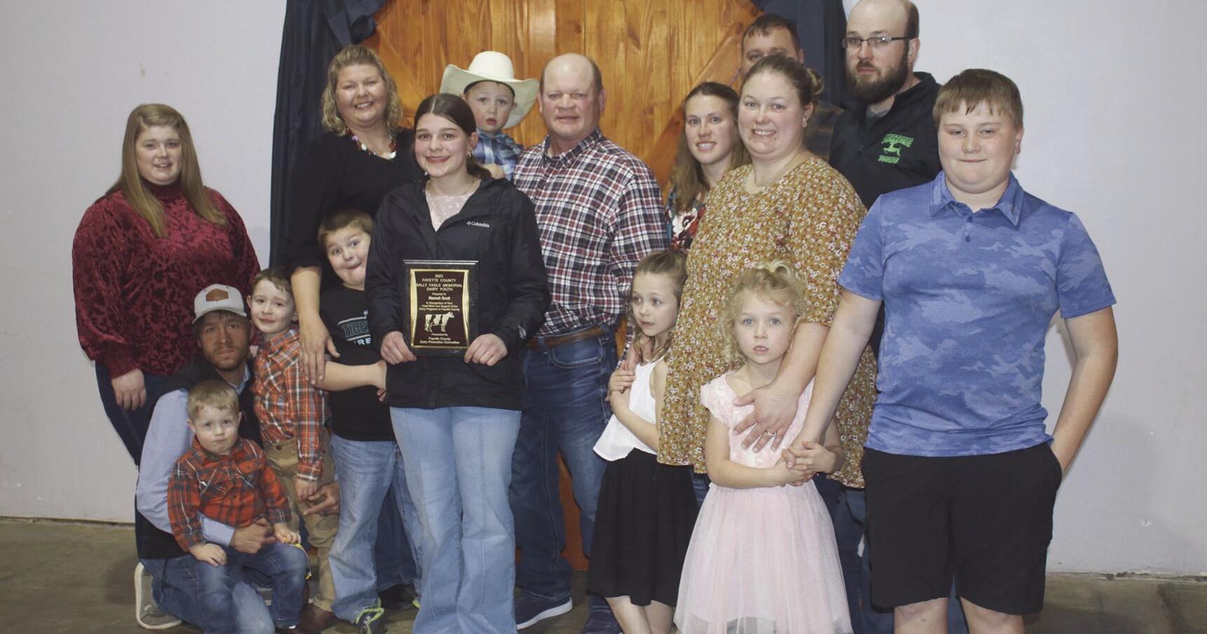 Area farms awarded at Fayette County Dairy Banquet - Vimarsana News