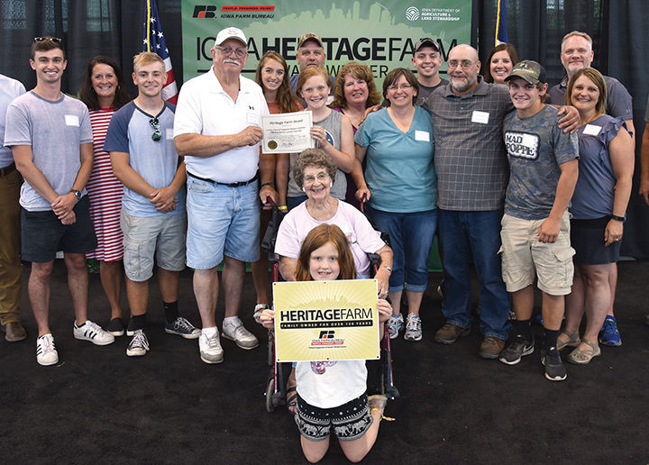 Becker and Larson Families Farm gains Heritage title