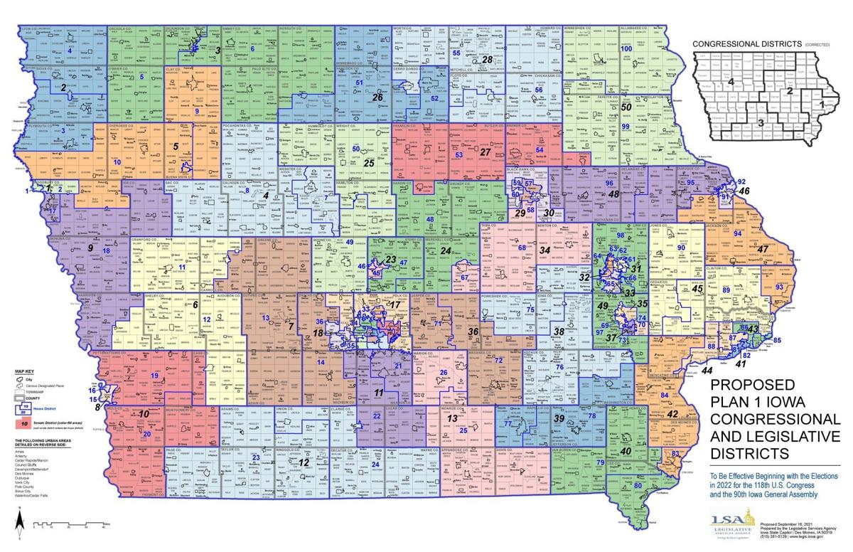 Statewide legislative districts