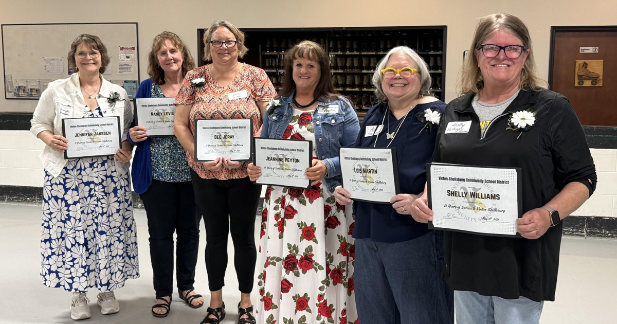 Shellsburg School Vinton-Shellsburg Community School District Honors 2026 Retirees and ...