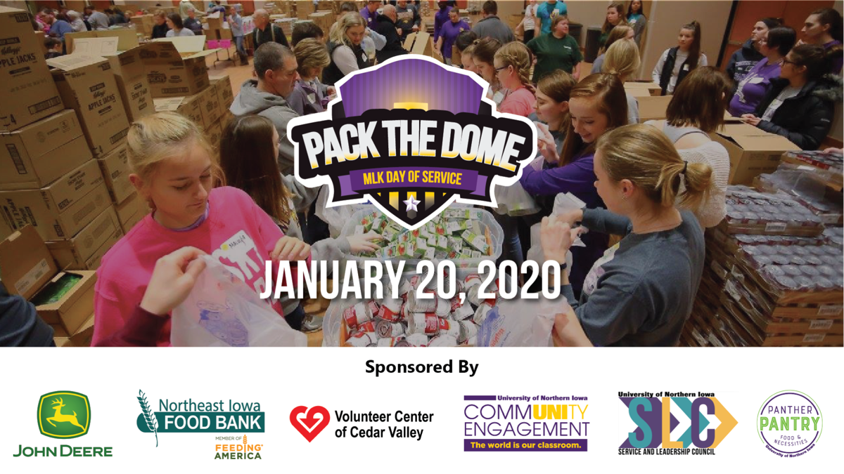 Ne Iowa Food Bank Organizing Pack The Dome Event Waverly