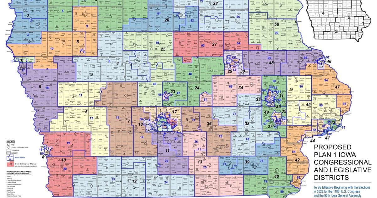 Map Of Central Iowa One Open Seat If 1St Legislative Maps Draft Approved | Vinton Newspapers | Communitynewspapergroup.com Map Of Central Iowa One Open Seat If 1St Legislative Maps Draft Approved | Vinton Newspapers | Communitynewspapergroup.com