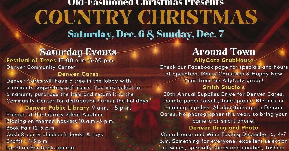 Denver Betterment hosts 'Country Christmas' Dec. 6-7, 13