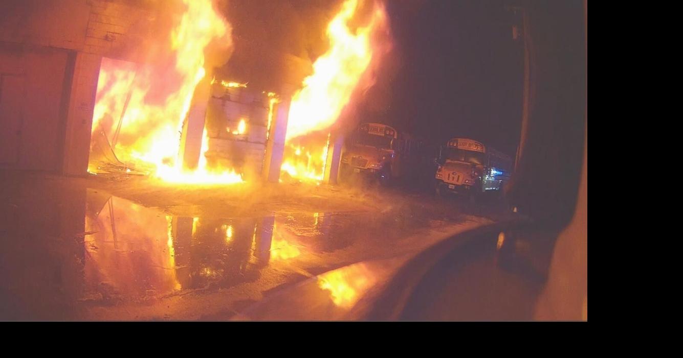 Fire in Sumner bus barn kept to west wing | Local ...