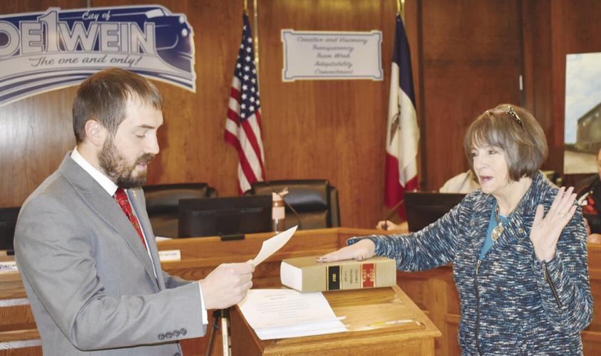New Councilman Ricchio takes oath of office | Oelwein Daily Register ...