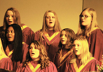 Concert Choir sings one from 'Kinky Boots' - right side