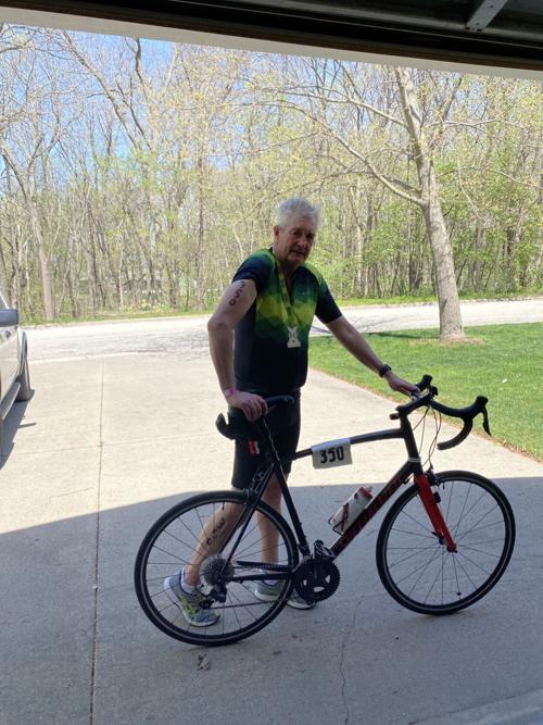 Gary Grace with bike