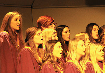 Concert Choir sings one from 'Kinky Boots' - left side