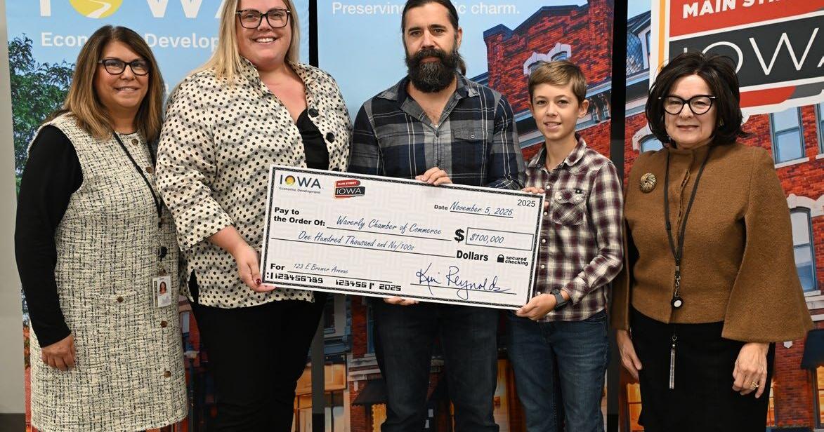 Waverly Receives $100,000 Main Street Iowa Challenge Grant