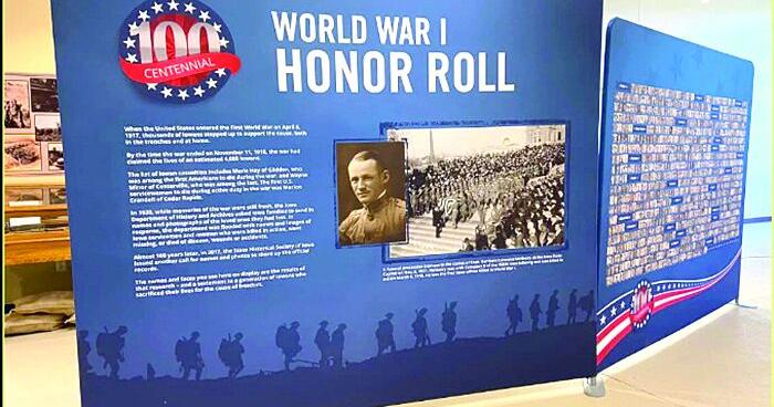 WWI Honor Roll at Fairgrounds