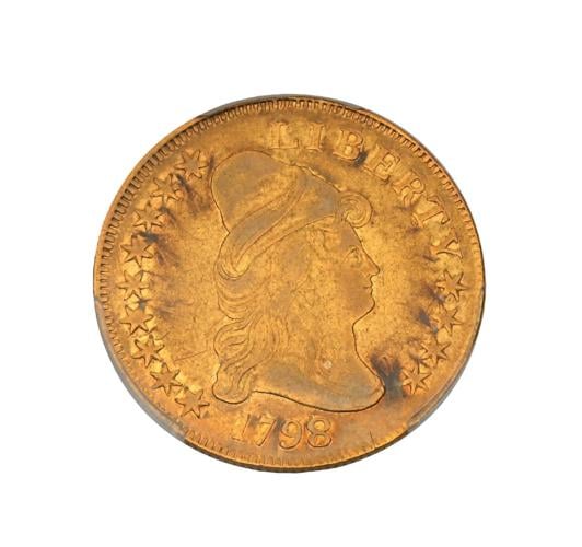 Fine example of an 1806/5 Bust Half Dollar coin earns a $67,650 payday ...