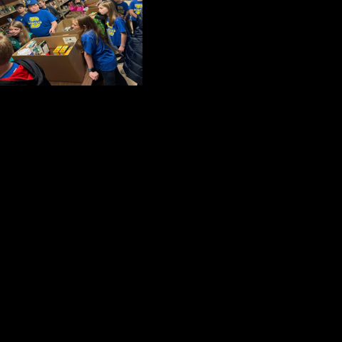 Norway Student Council and Girl Scouts Junior Troop 3697 Food and Supply Drive