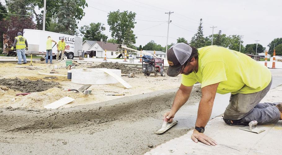 Work progressing on high school lot Local