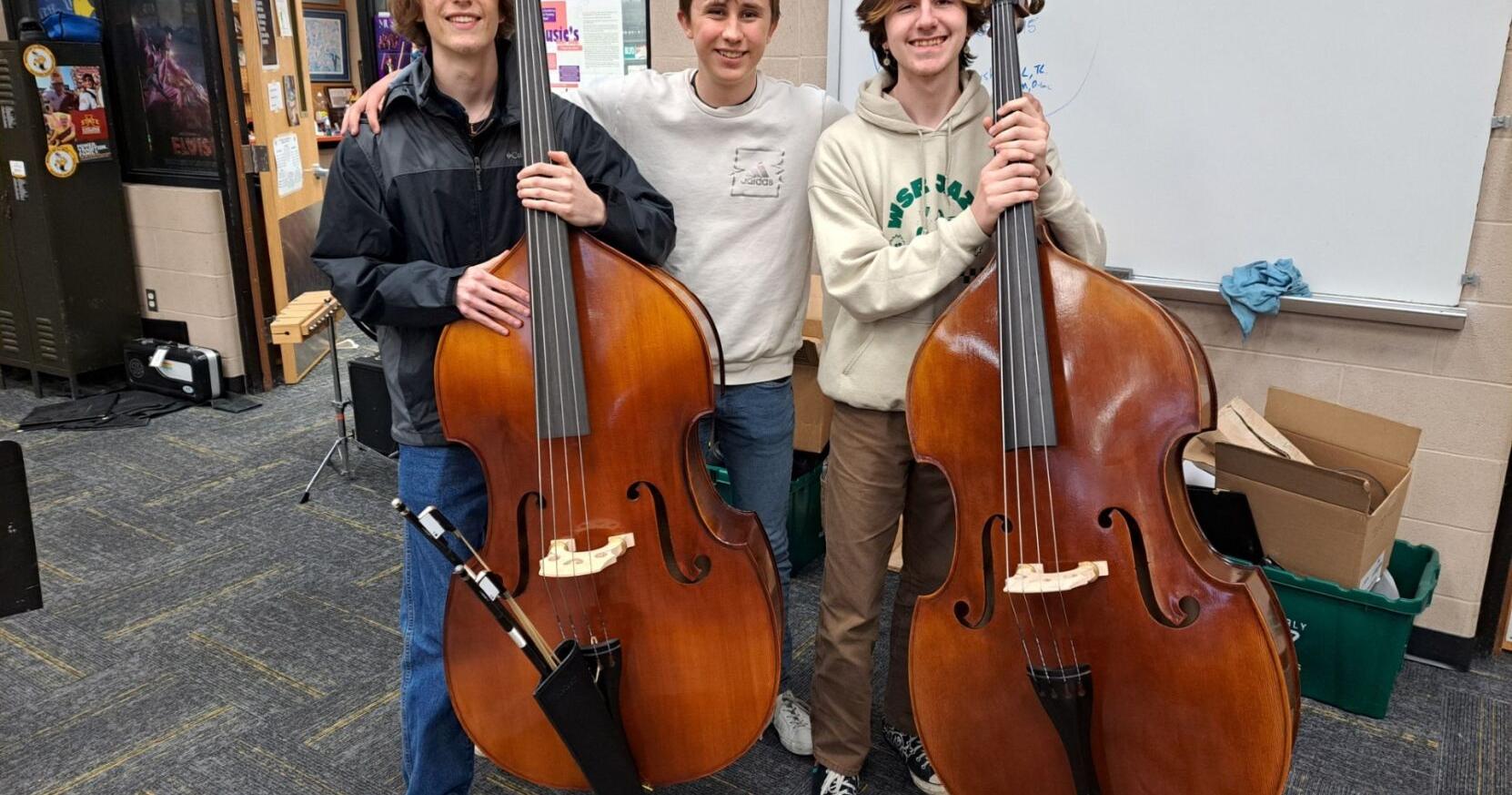Community support allows W-SR schools to purchase six new string basses - Vimarsana News
